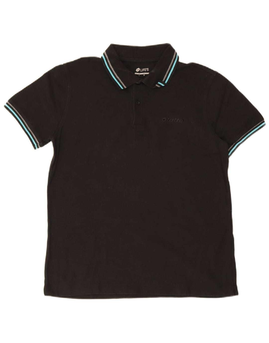 Lotto Herren Life's Poloshirt Medium Schwarz