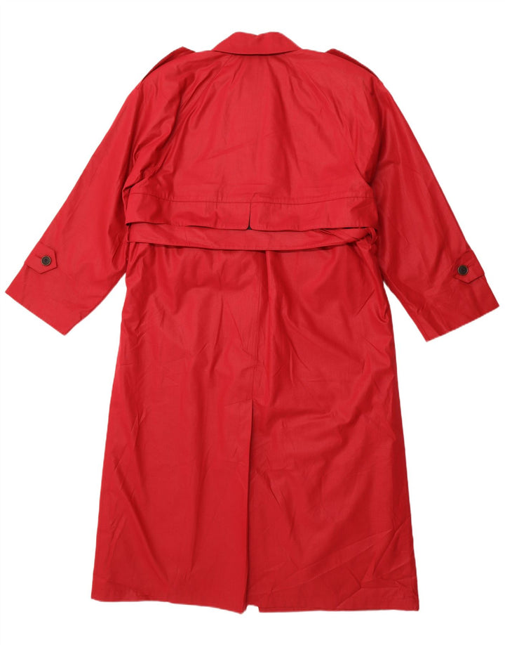 LONDON FOG Übergroßer Damen-Trenchcoat, US 4, klein, rosa, Polyester