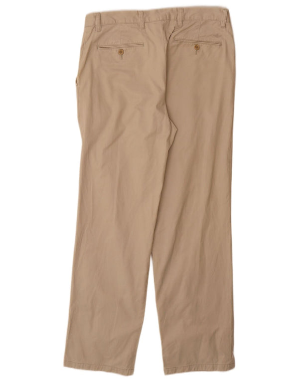 Dockers Mens Straight Chino Trousers W34 L32 Grey Cotton