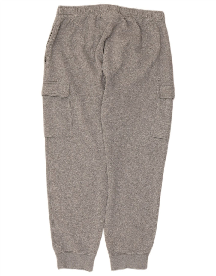Nike Herren Cargo-Trainingshose, Jogginghose, Größe L, Grau, Baumwolle