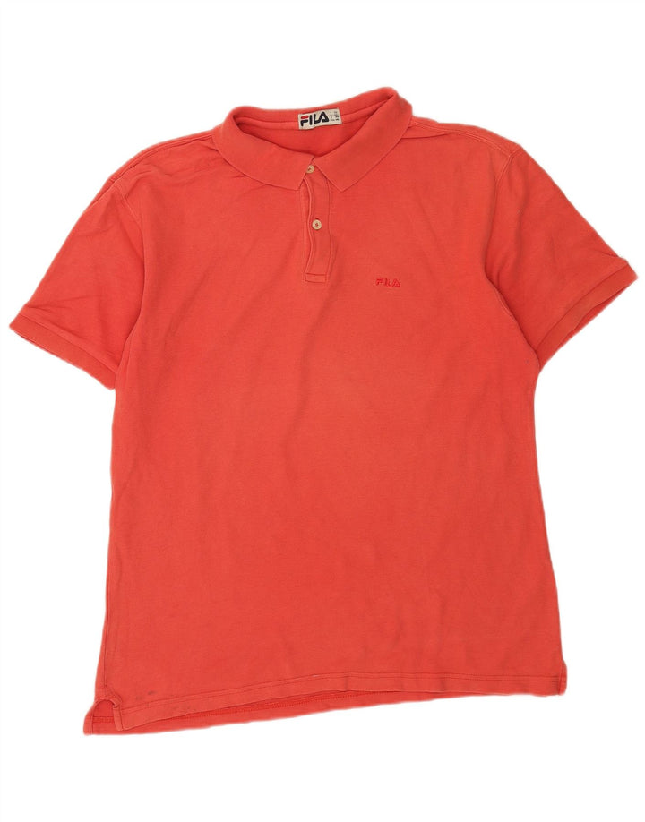 Fila Herren Poloshirt IT 52 Large Rot