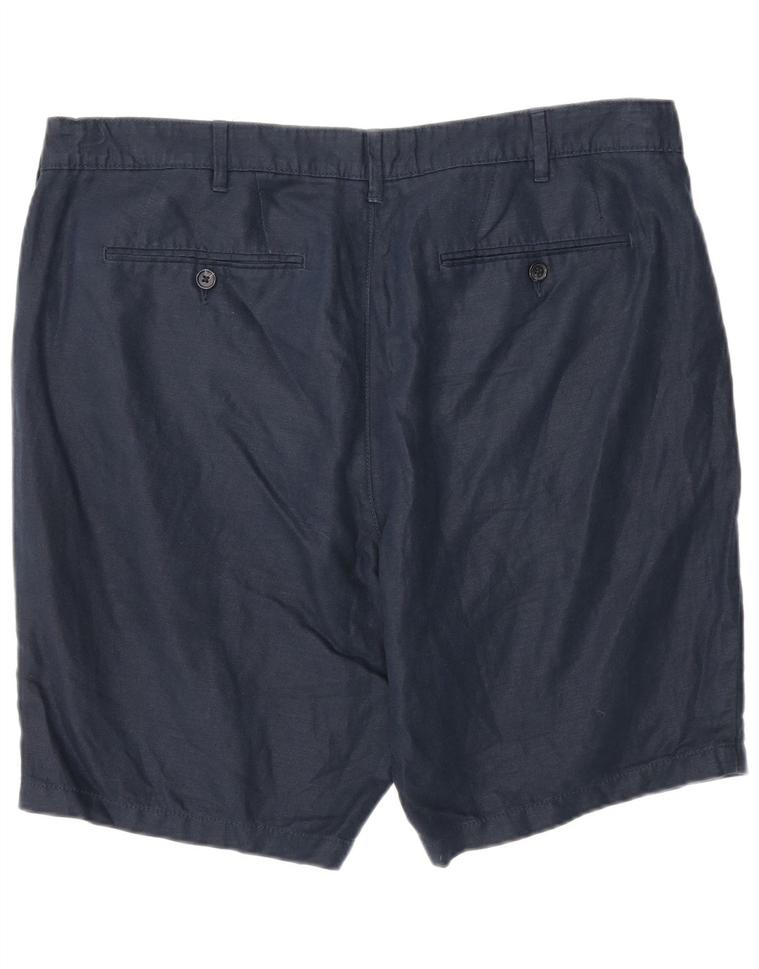 Marks & Spencer Herren Chinoshorts W38 XL Marineblau Baumwolle