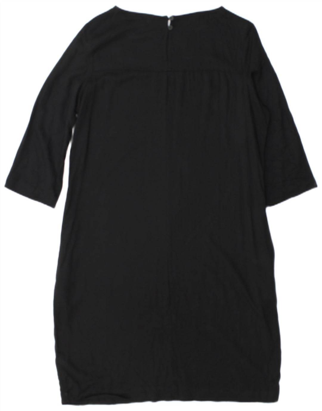 Marks & Spencer Damen-Etuikleid mit 3/4-Ärmeln, UK 12, Mittelschwarz, Viskose