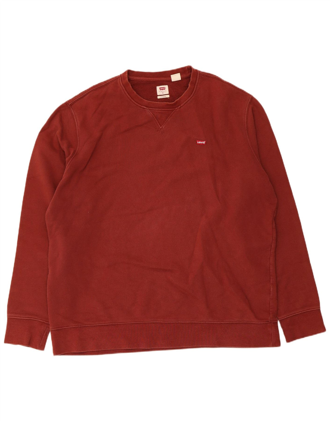 Levi's Herren Standard Sweatshirt Pullover XL Maroon Baumwolle