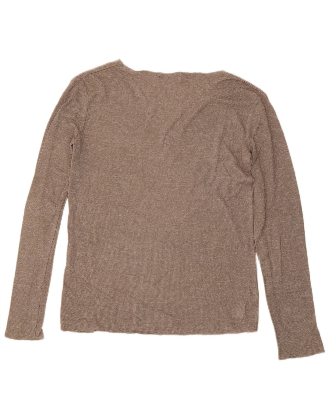 ZARA Damen-Pullover mit V-Ausschnitt, Gr. 10, Größe S, Grau