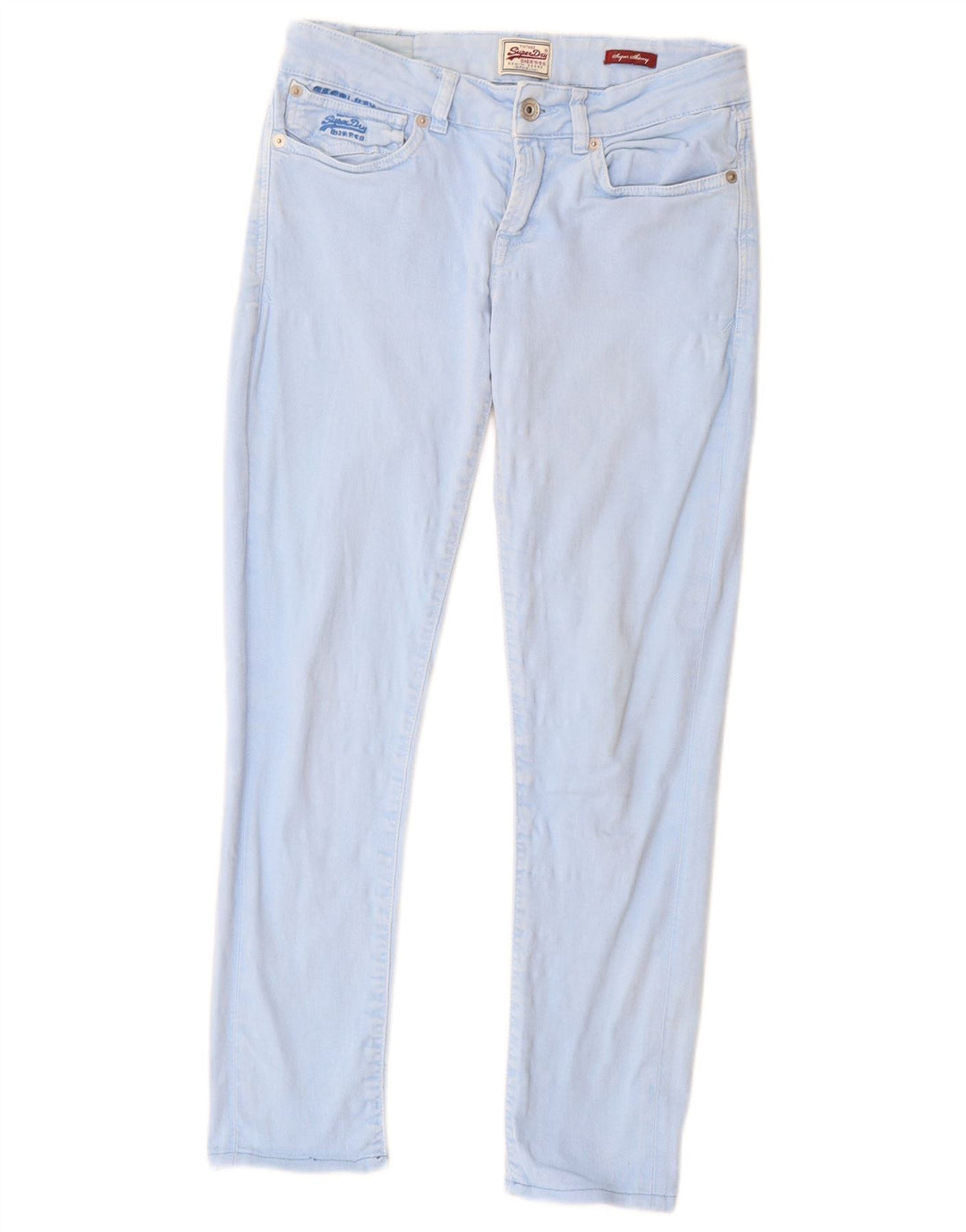 Superdry Damen Super Skinny Jeans W26 L27 Blau