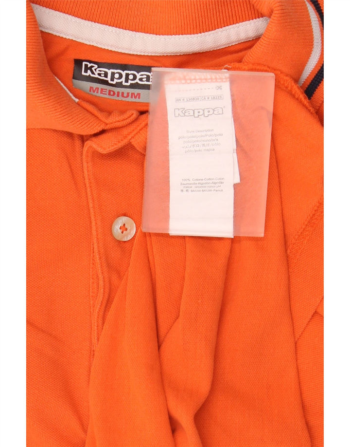 KAPPA Herren Poloshirt Mittelorange Baumwolle