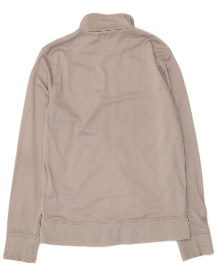 Kappa Damen-Trainingsanzug-Top-Jacke, großes graues Polyester