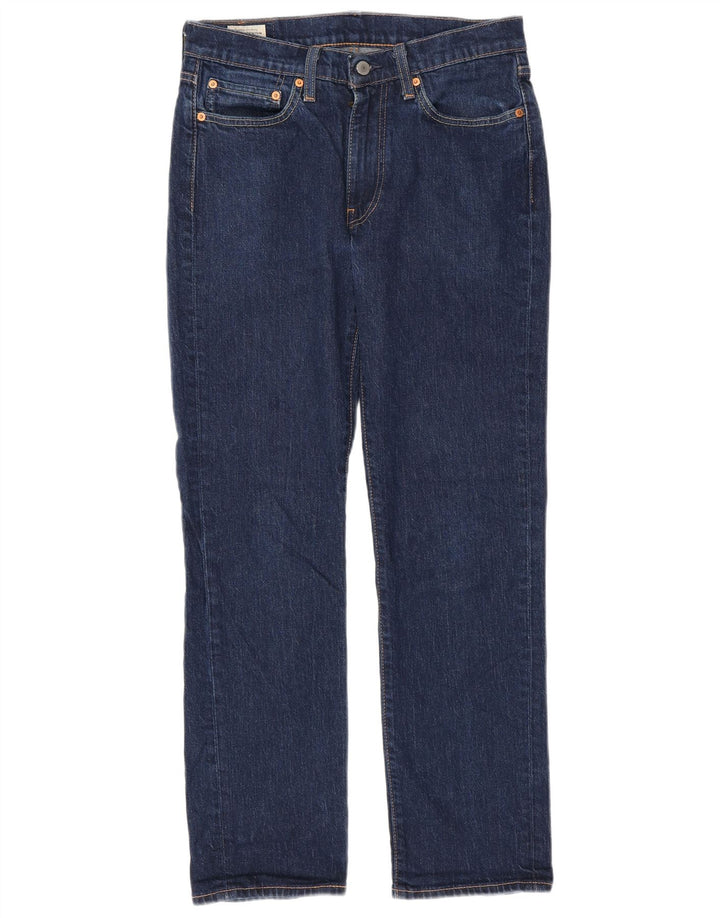 Levi's Herren 514 Straight Jeans W31 L32 Marineblaue Baumwolle