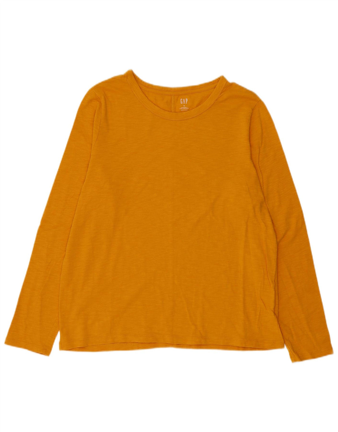 Gap Damen Top Langarm UK 18 XL Gelb meliert