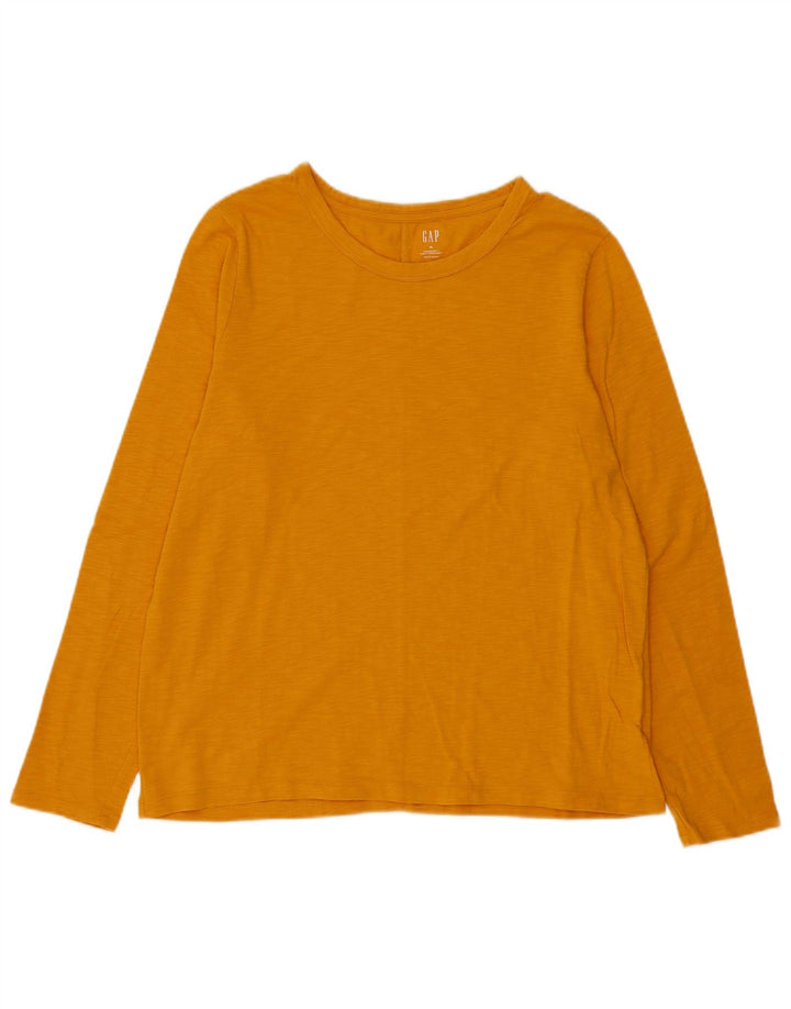 Gap Damen Top Langarm UK 18 XL Gelb meliert