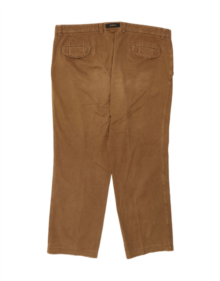 Barbour Herren gerade Anzughose W44 L31 Beige