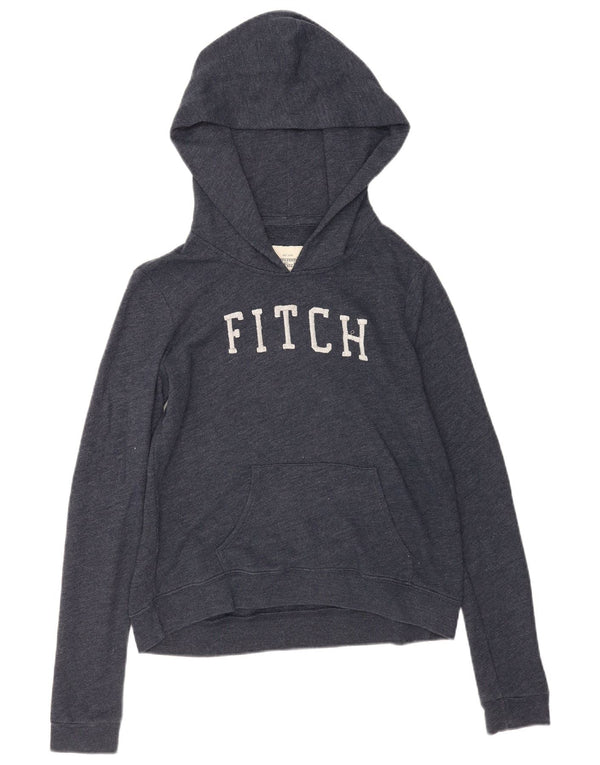 Abercrombie & Fitch Damen Übergroßer Kapuzenpullover UK 6 XS Marineblau