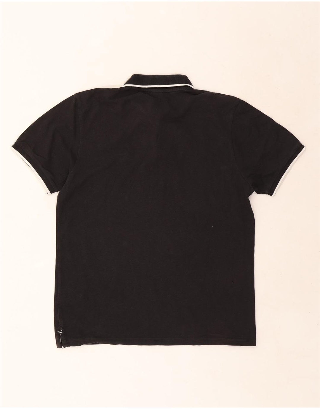 North Sails Herren-Poloshirt aus mittelschwarzer Baumwolle