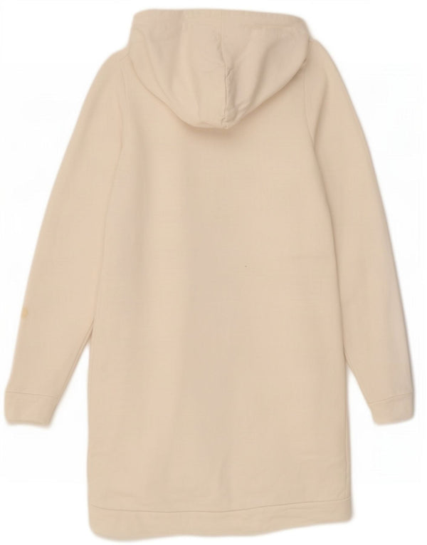 Guess Sweatshirt-Pulloverkleid mit Kapuze für Mädchen, 13–14 Jahre, weiße Baumwolle