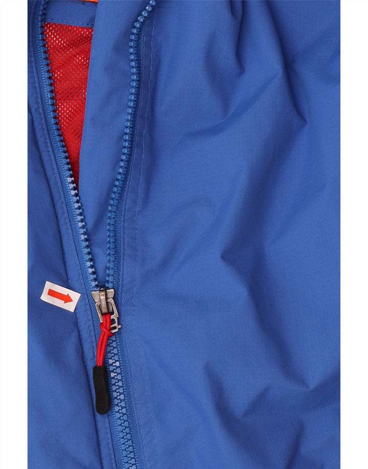 SUPERDRY Herren-Windbreaker-Jacke, UK 40, Größe L, blaues Nylon