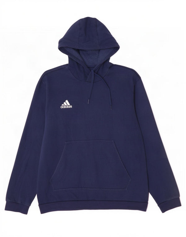 Adidas Herren Kapuzenpullover, groß, marineblau, Baumwolle