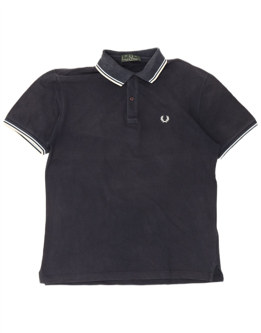 Fred Perry Herren-Poloshirt, große marineblaue Baumwolle