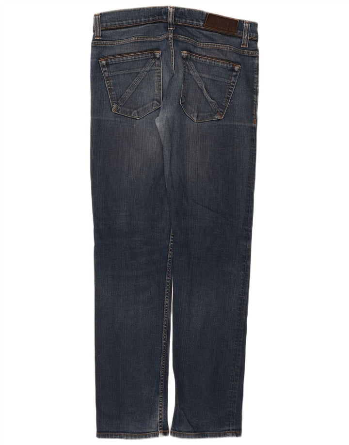 Zara Herren Straight Jeans EU 42 Large W32 L32 Blau