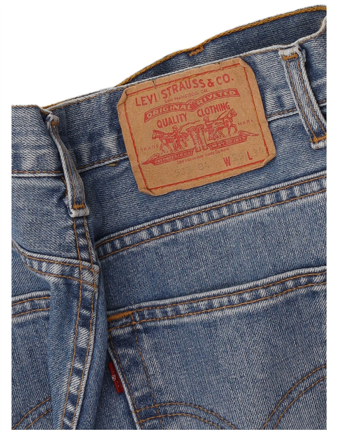 Levi's Herren 535 Straight Jeans W29 L34 Blau