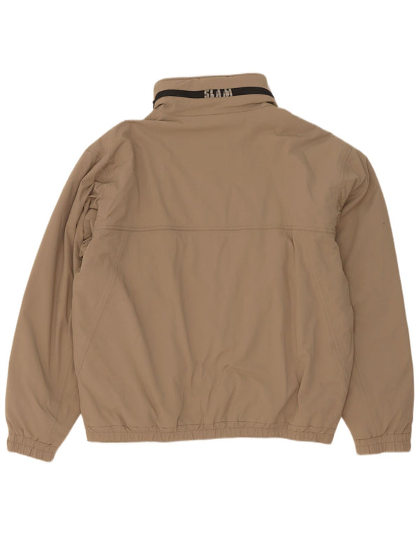 Slam Herren Bomberjacke UK 44 2XL Beige Nylon