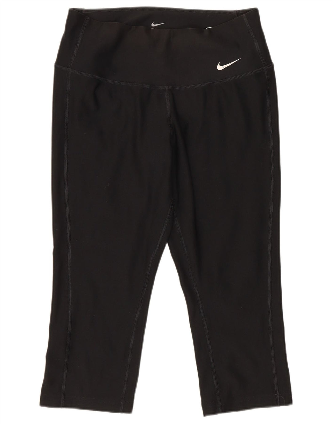 Nike Damen Dri Fit Capri Leggings UK 6 XS Schwarz Polyester