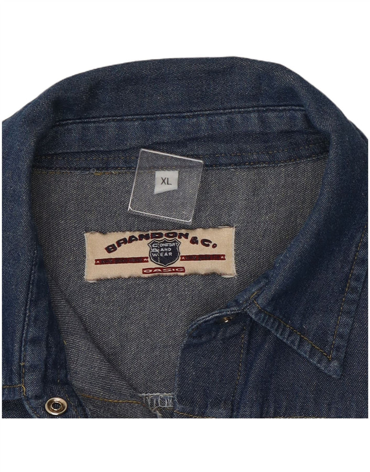 Brandon & C Damen Jeanshemd UK 18 XL Blau