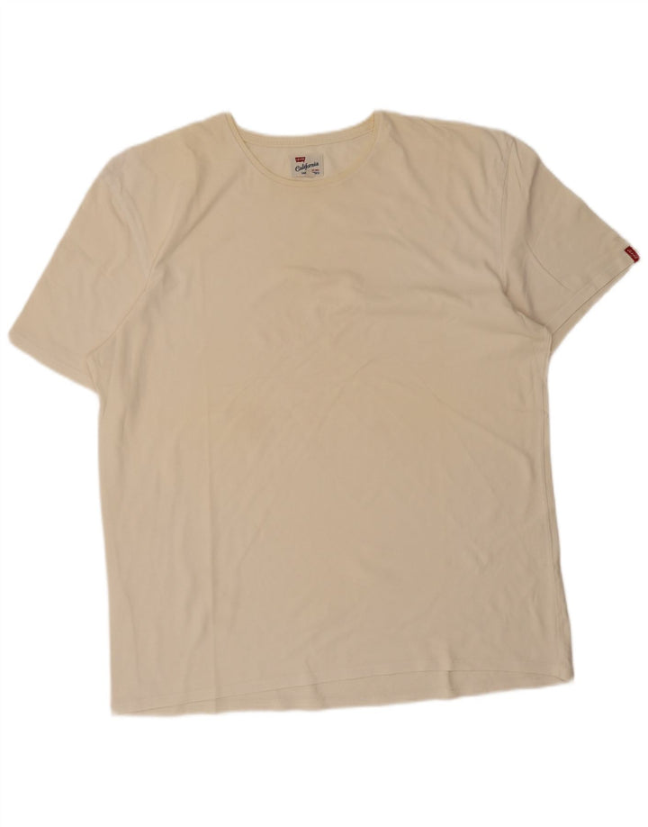 Levi's Herren T-Shirt Top 3XL aus weißer Baumwolle