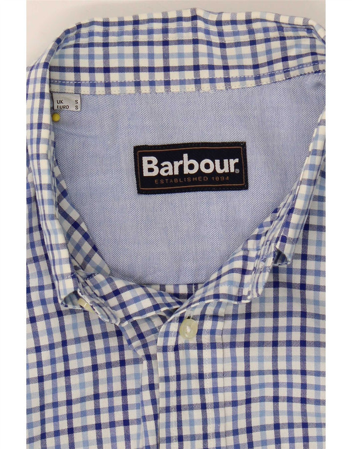 Barbour Herrenhemd Small Blue Gingham
