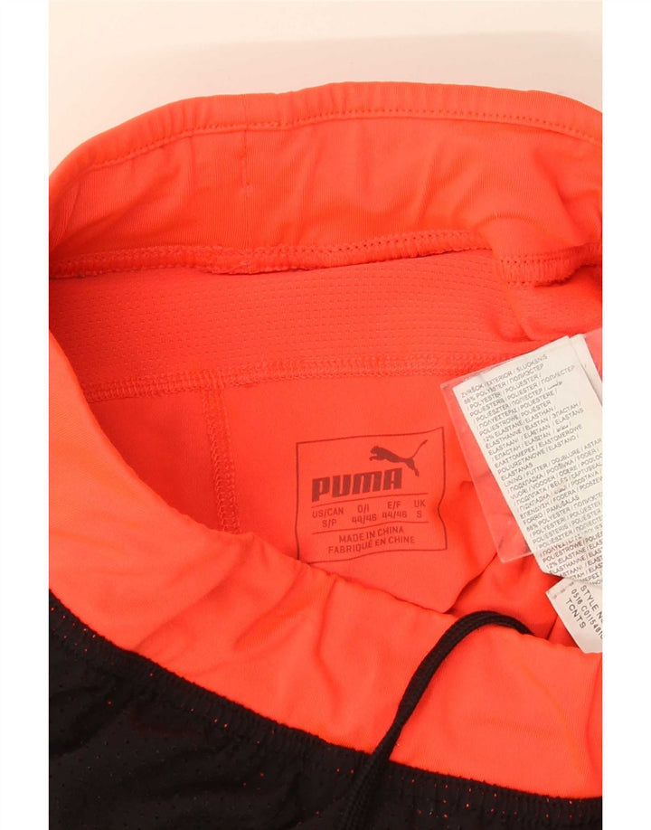 Puma Herren-Sportshorts, Größe S, Schwarz, Colourblock-Polyester