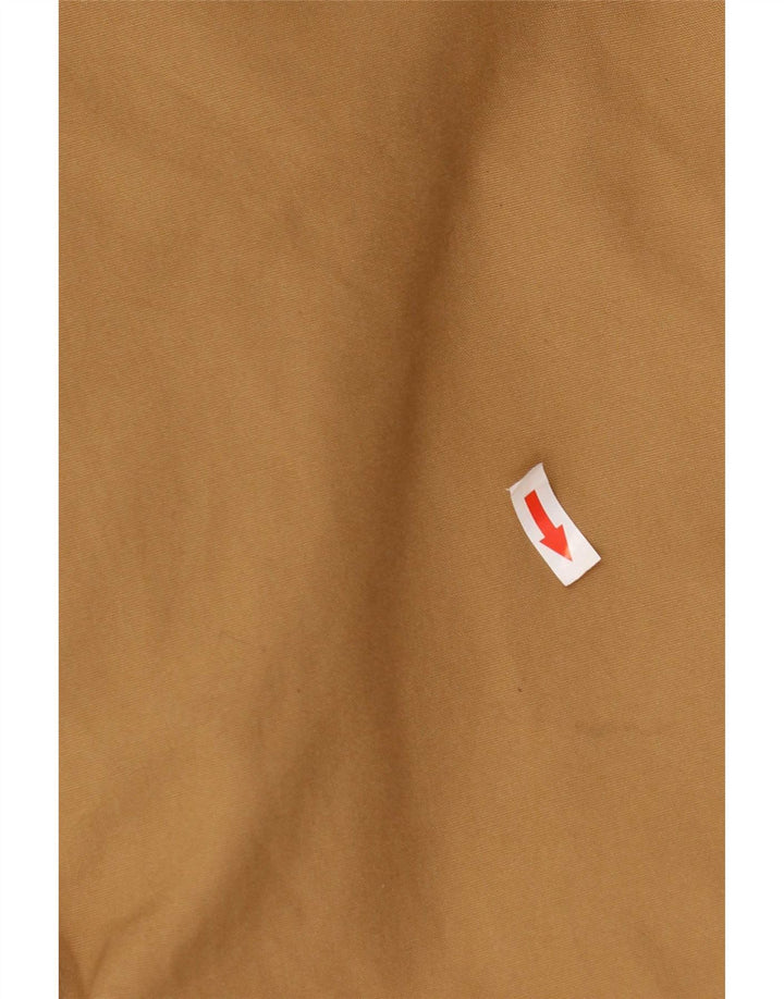 Vintage Herrenmantel UK 40 Große Beige Baumwolle
