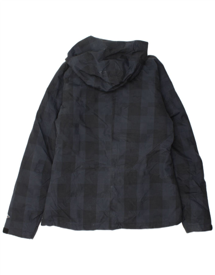 Columbia Damen Omni-Heat Windjacke UK 14 Medium Black Check Nylon