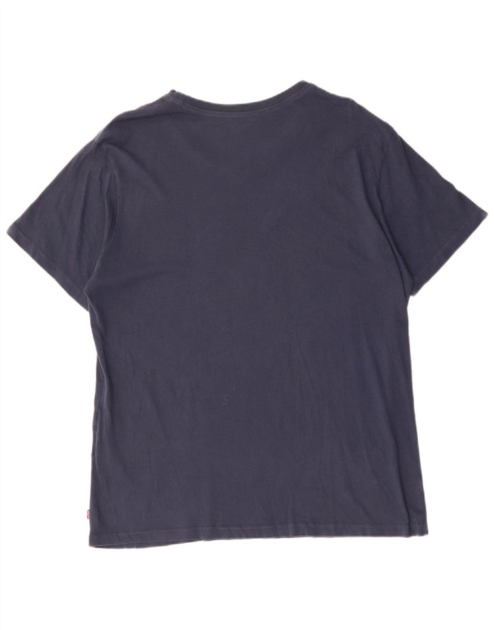 LEVI'S Herren-T-Shirt mit Grafik, groß, marineblau, Baumwolle