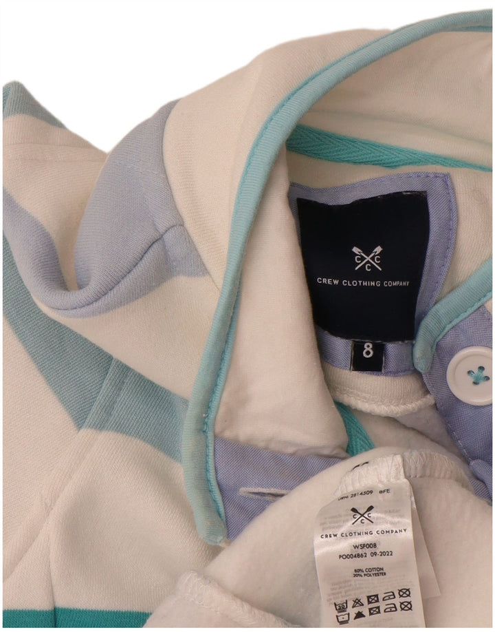 Crew Clothing Damen-Sweatshirt-Pullover, Gr. 8, klein, mehrfarbig, gestreift
