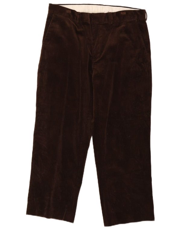 Gerade Cordhose für Herren von Polo Ralph Lauren, Breite 36, Länge 27, Braun, Baumwolle