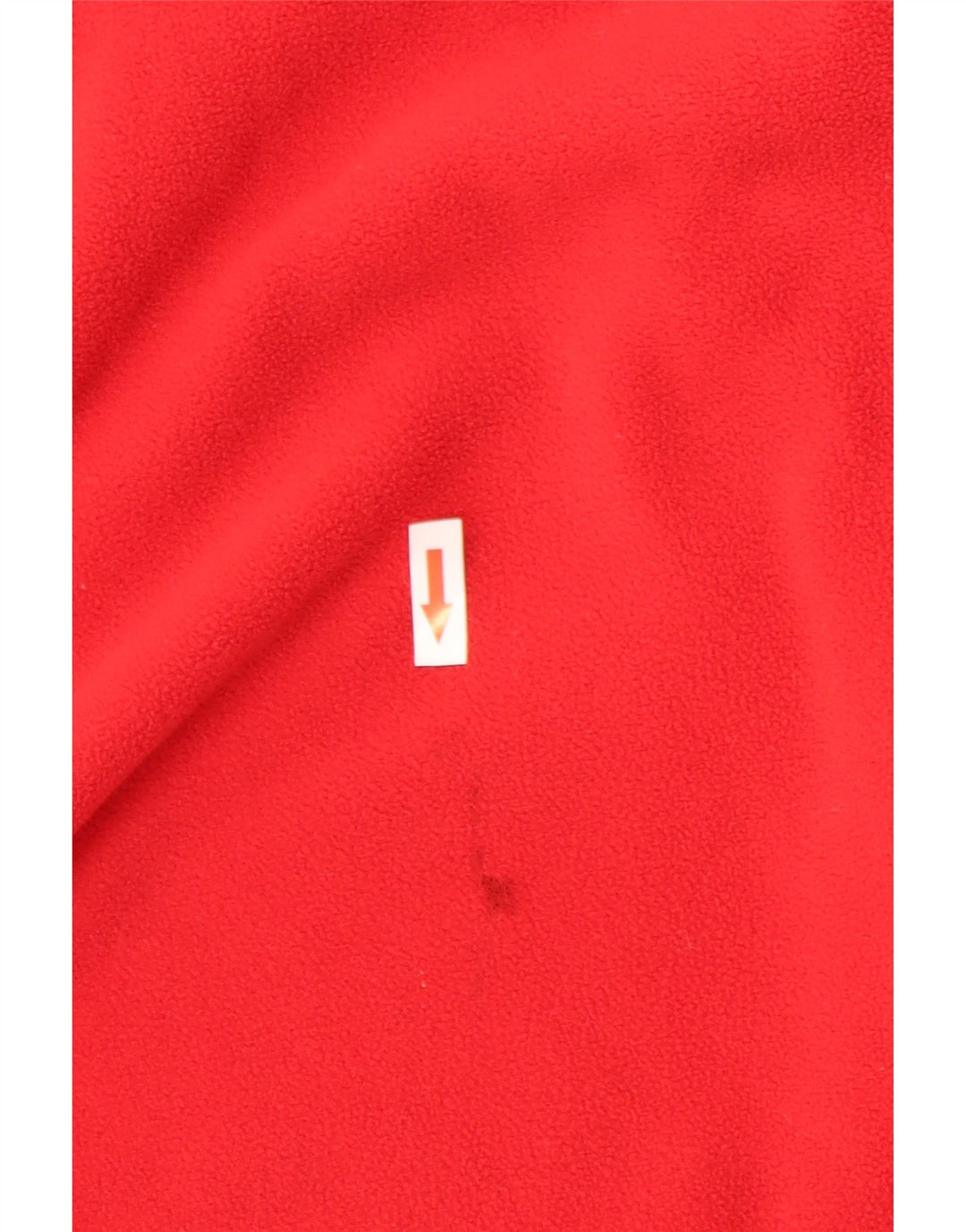 The North Face Herren-Fleecepullover mit Reißverschluss am Hals, mittelrotes Polyester
