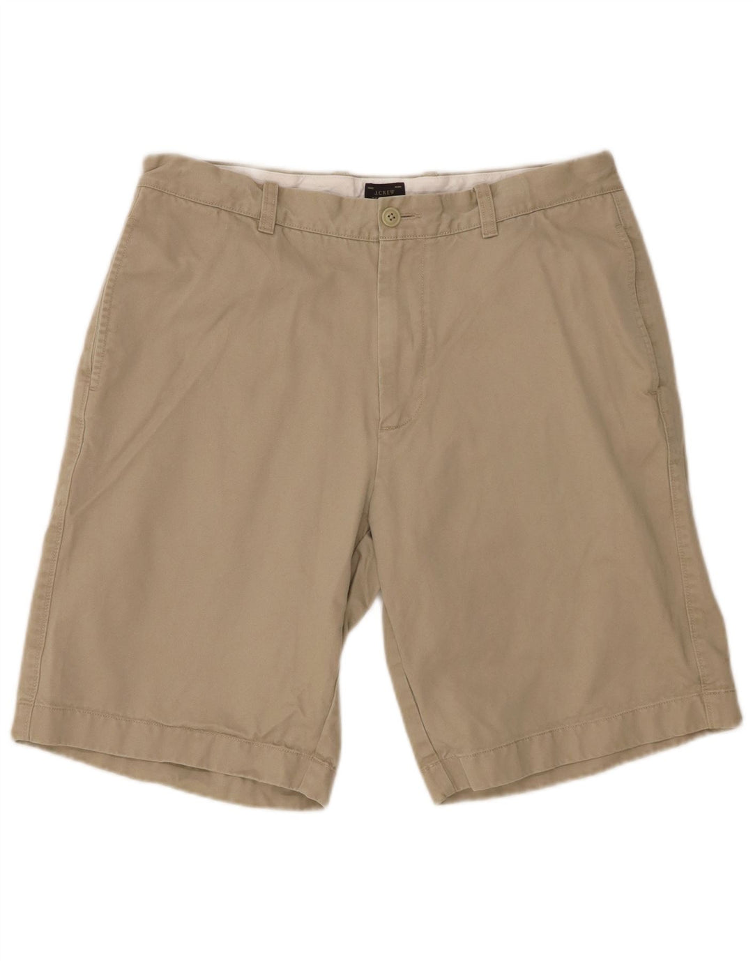J. CREW Herren Chino-Shorts W35 Large Beige Baumwolle