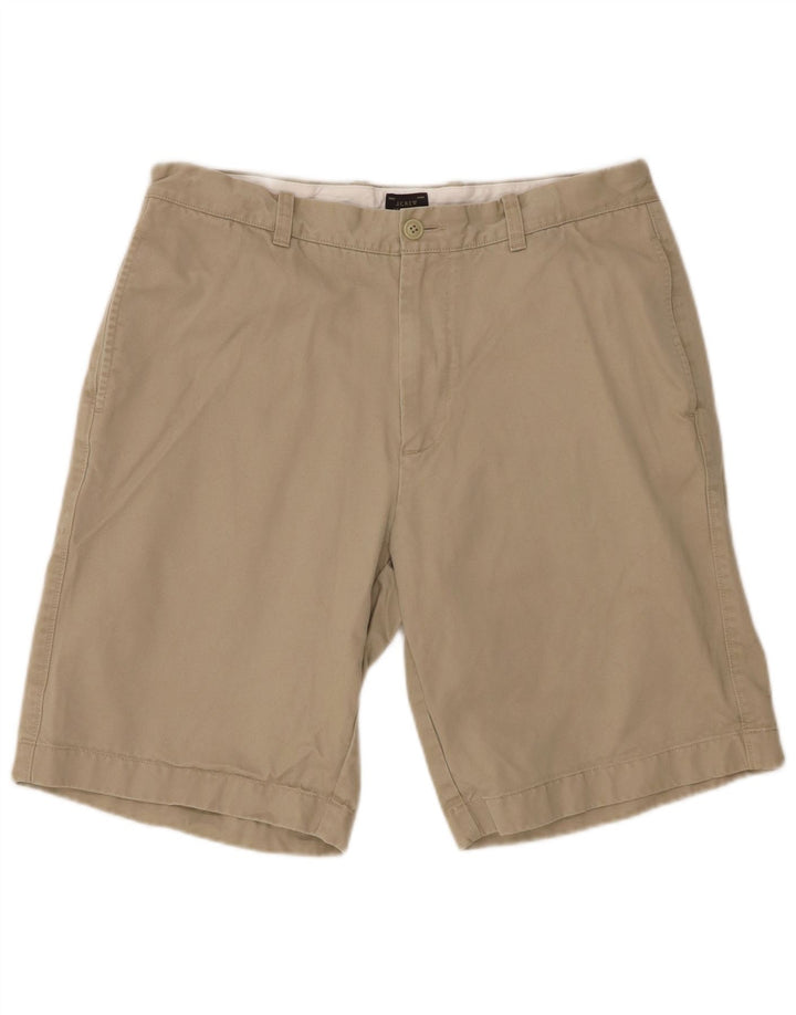 J. CREW Herren Chino-Shorts W35 Large Beige Baumwolle