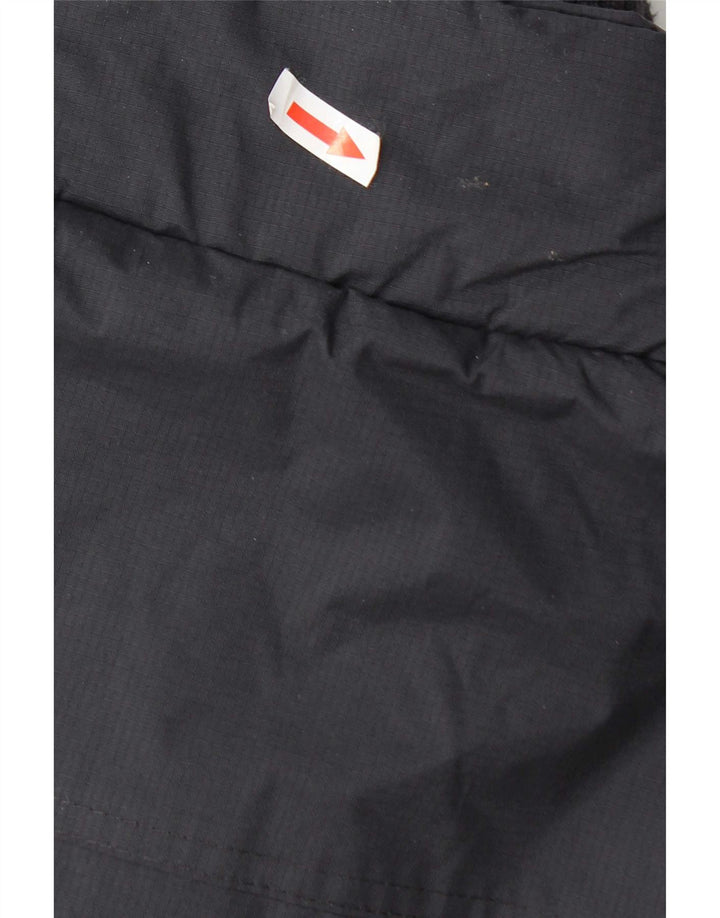 Superdry Damen-Regenjacke mit Grafik, UK 12, mittelmarineblaues Nylon