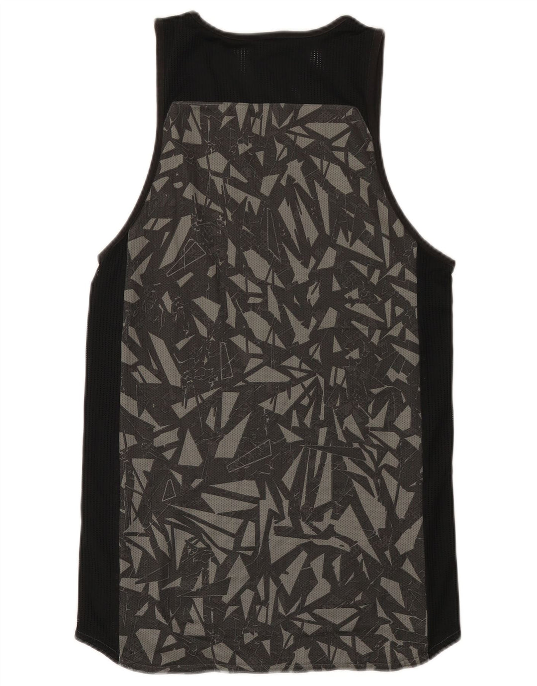 Adidas Herren Weste Top Small Schwarz Geometrisch Baumwolle