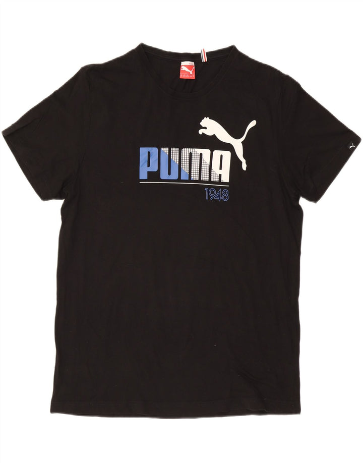 PUMA Herren Graphic T-Shirt Top XL Schwarz