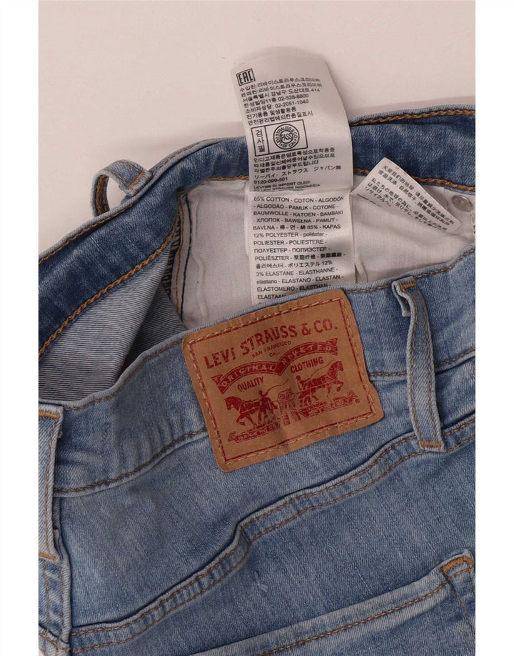 Levi's Damen Skinny Jeans W28 L27 Blaue Baumwolle