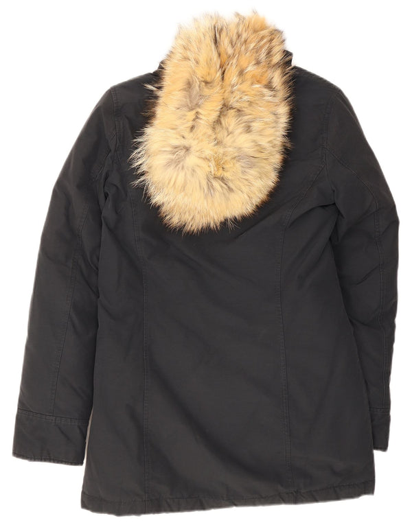 Woolrich Damen-Parka mit Kapuze, UK 6, XS, Marineblau