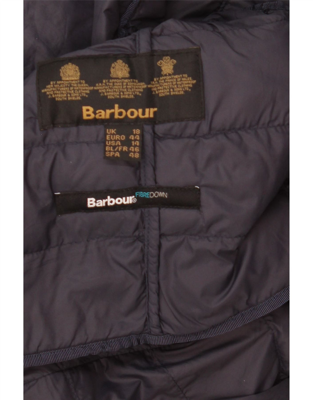 Barbour Damen gefütterte Liner-Jacke UK 18 XL Marineblau