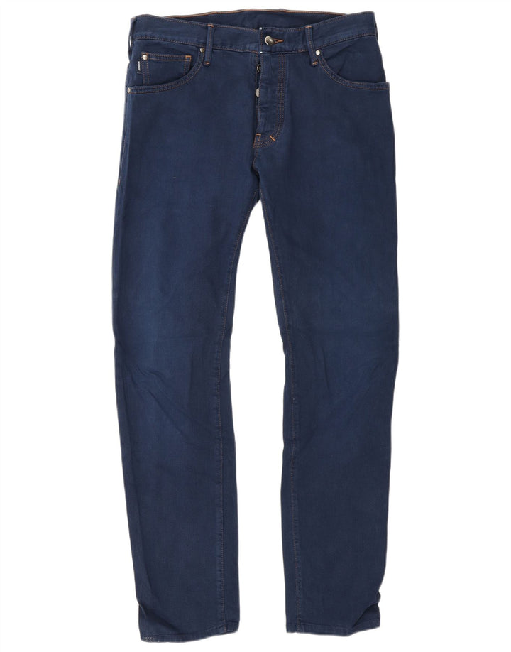 Armani Herren Slim Jeans W31 L30 Blaue Baumwolle