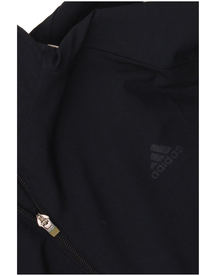 Adidas Herren Climalite-Trainingsanzug-Top-Jacke, groß, Marineblau, Farbblock
