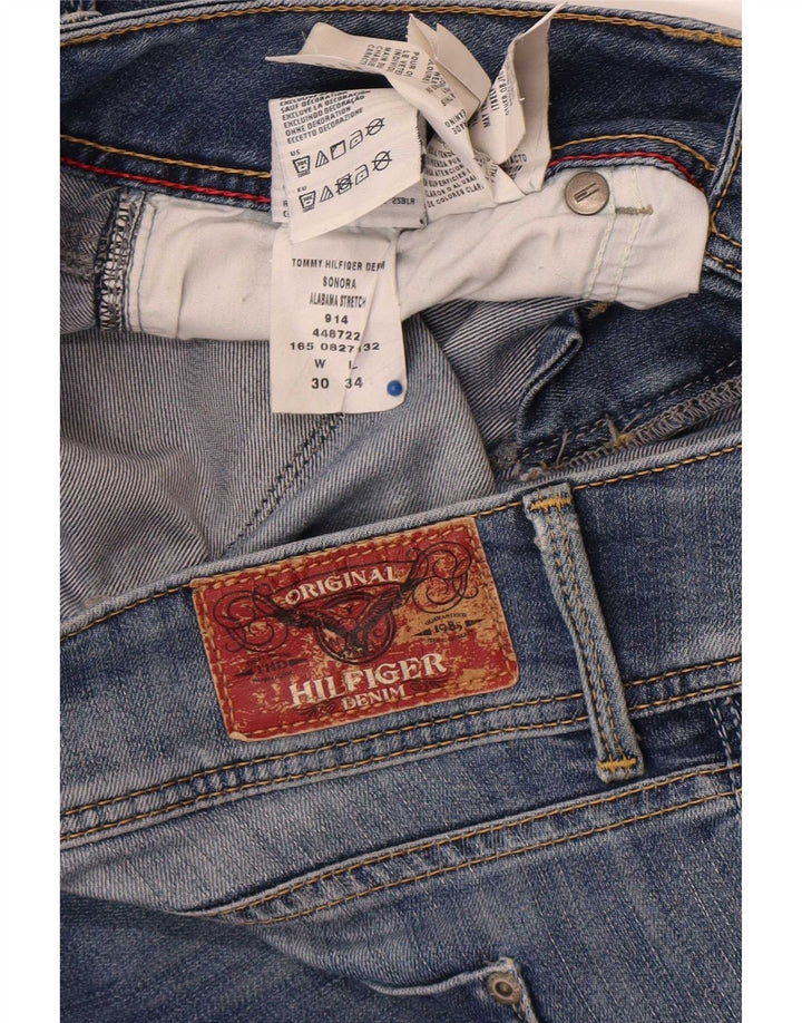 Tommy Hilfiger Damen Slim Jeans W30 L29 Blaue Baumwolle