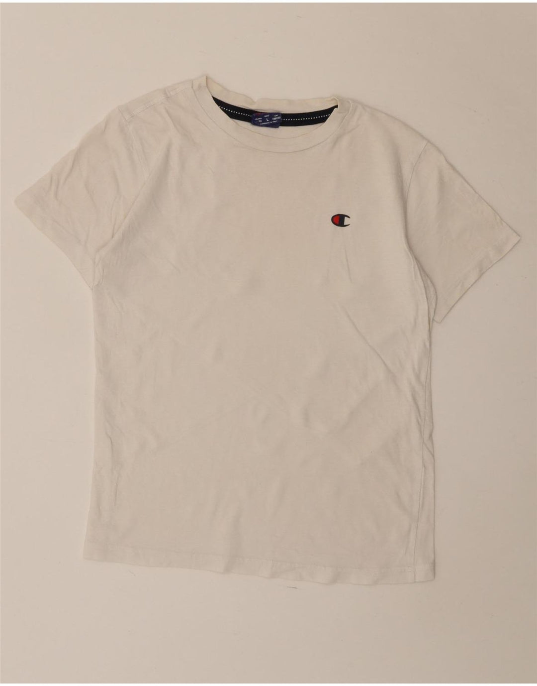 Champion T-Shirt für Jungen, 11–12 Jahre, Größe L, Weiß