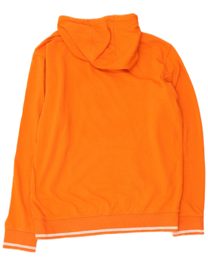 ELLESSE Herren Graphic Hoodie Pullover XL Orange Baumwolle