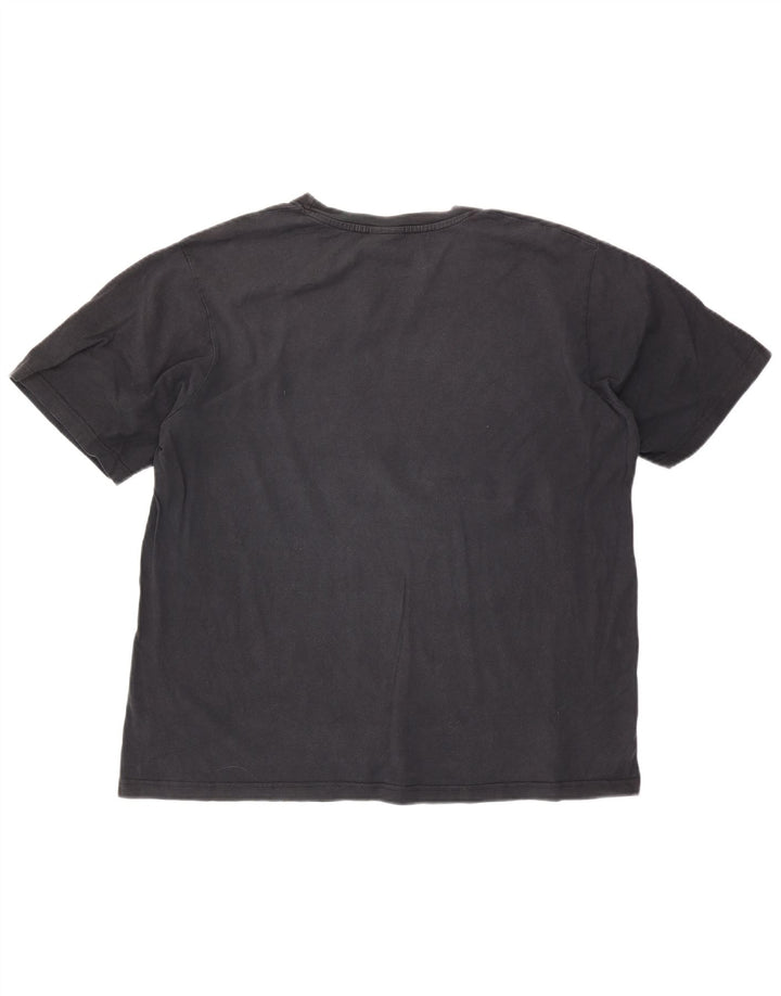 Nike Herren Grafik T-Shirt Top 2XL Marineblau Baumwolle